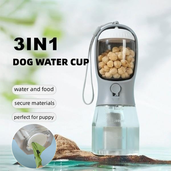 3 in 1 Portable Small Multi-functional Pet Cups