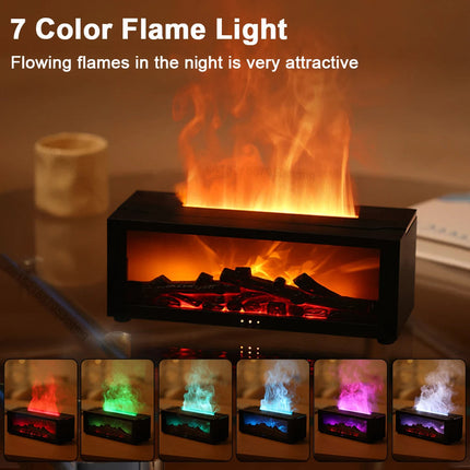 Home Large Fog Volume Flame Humidifier