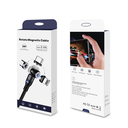 540⁰ Three-in-one Bent Magnetic Cable