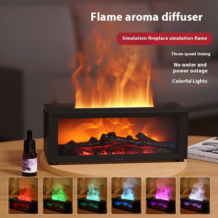 Home Large Fog Volume Flame Humidifier