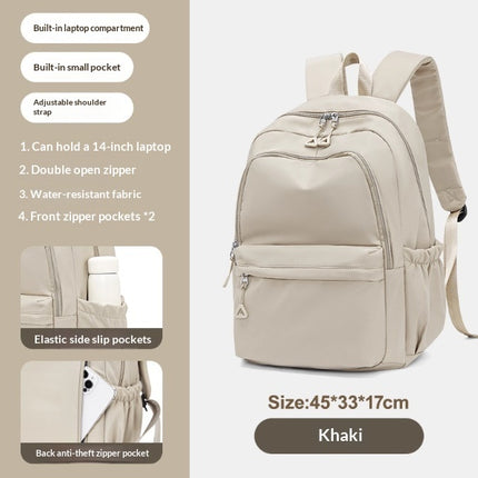 Simple And Versatile High School Student Backpack