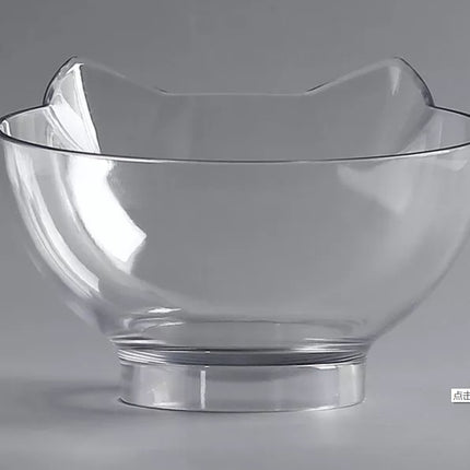 Transparent Single Pet Bowl