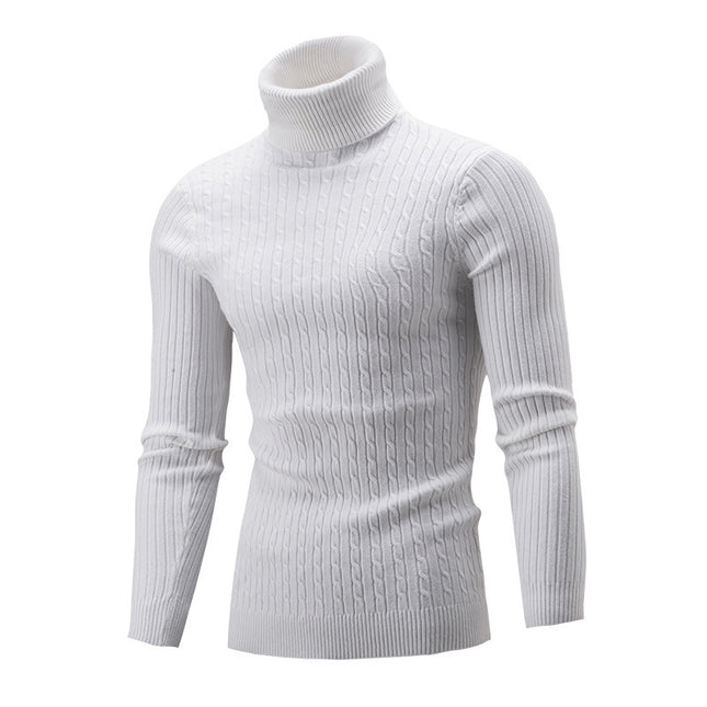 High Collar Twist Long Sleeve