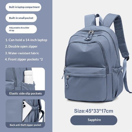 Simple And Versatile High School Student Backpack