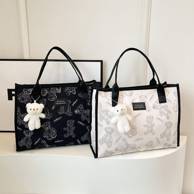 Women's Large Capacity Portable Printed Tote