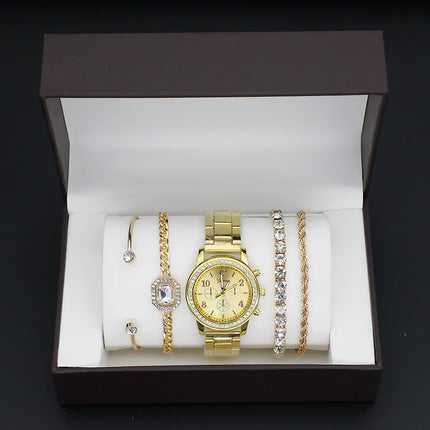 Women's Set With Bracelet 4 Pieces FashionWatch Quartz