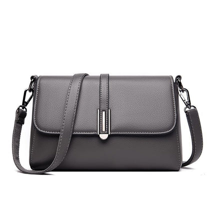 Casual PU Microfiber Leather Single Shoulder Crossbody Bag