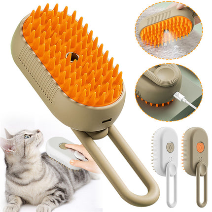 3 In 1 Electric Spray Cat Hair Brushes For Massage