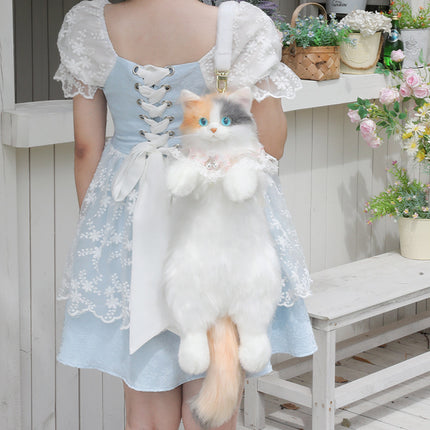 Simulation Calico Cat Backpack