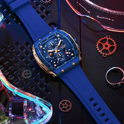 Men's Sports Quartz Watch Multifunctional Luminous Waterproof