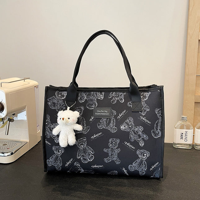 Women's Large Capacity Portable Printed Tote