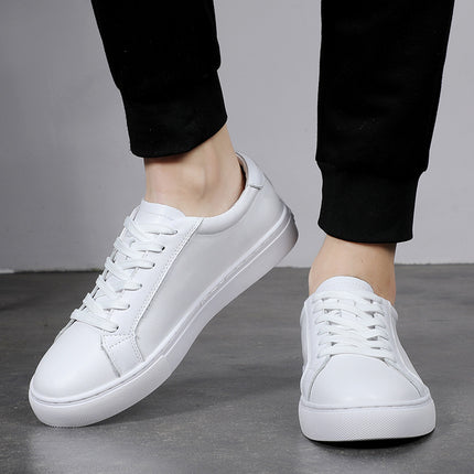 Leisure Leather Sneakers Men