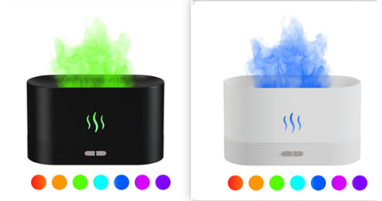 Aroma Diffuser With Flame Light Mist Humidifier