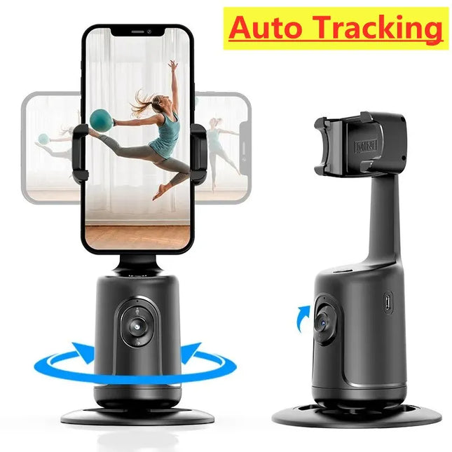 360 degree AI auto face tracking gimbal for smartphone video
