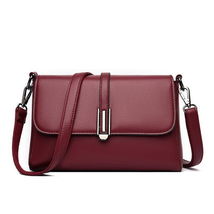 Casual PU Microfiber Leather Single Shoulder Crossbody Bag