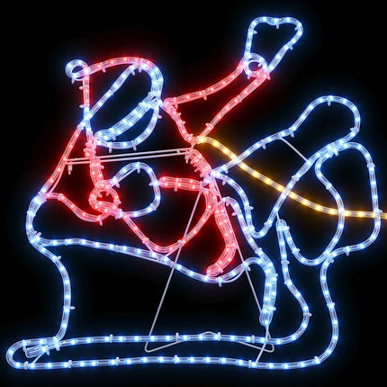 Festive multicolor LED holiday lights for Christmas decoration