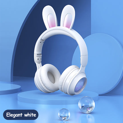 Wireless Rabbit Luminous Extendable Wheat Headphones
