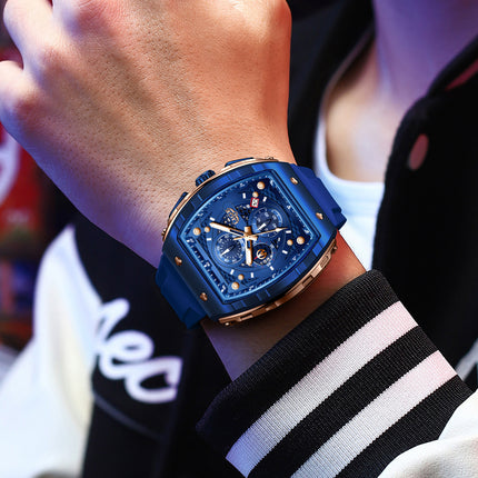 Men's Sports Quartz Watch Multifunctional Luminous Waterproof