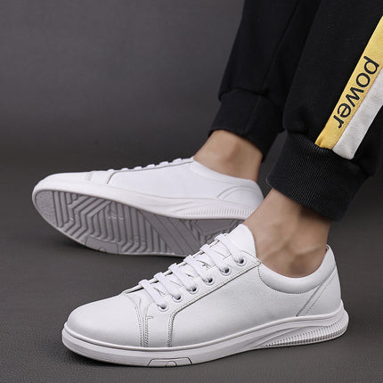 Cowhide Board Shoes Men