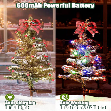 Small Solar CHristmas Tree Lights