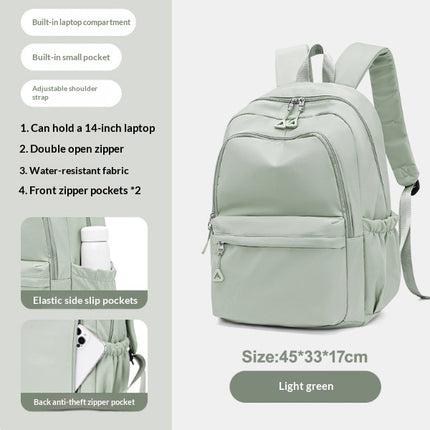 Simple And Versatile High School Student Backpack