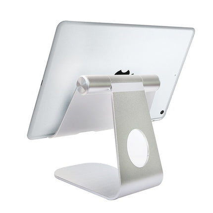 Desk tablet and phone stand for hands-free viewing