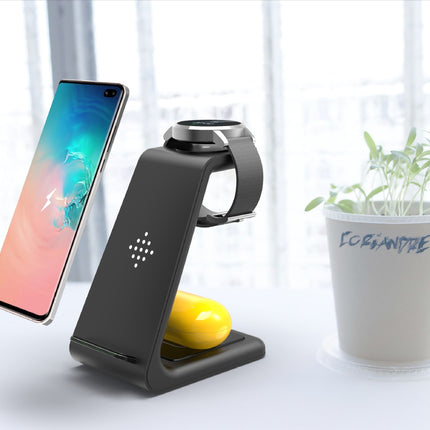 Fast wireless charger stand for desk and bedside use