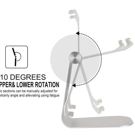 Tablet stand desk accessory for office and home use